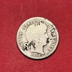 (1) Beautiful Antique 1912-S Barber Dime G-GOOD NICE FILLER