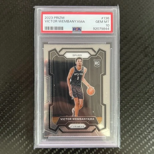 2023-24 Panini Prizm Victor Wembanyama RC Rookie #136 PSA 10