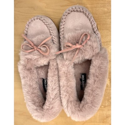 Lands End Womens Allweather Slip On Moc Shoes/Slippers Size 6