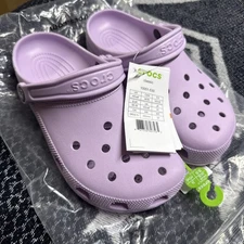 Crocs Classic Clogs Women's 8 Shoes Lavender Ombré Strap W8 M6 Violet Purple.