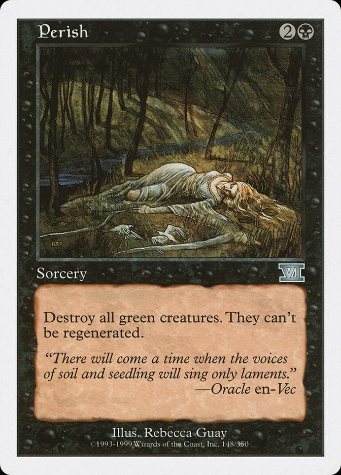 MTG NM Perish 6th Edition - SPARROW MAGIC