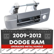 Tailgate Handle Assembly, Upgraded Metal - Compatible with 2009-2012 Dodge Ra...