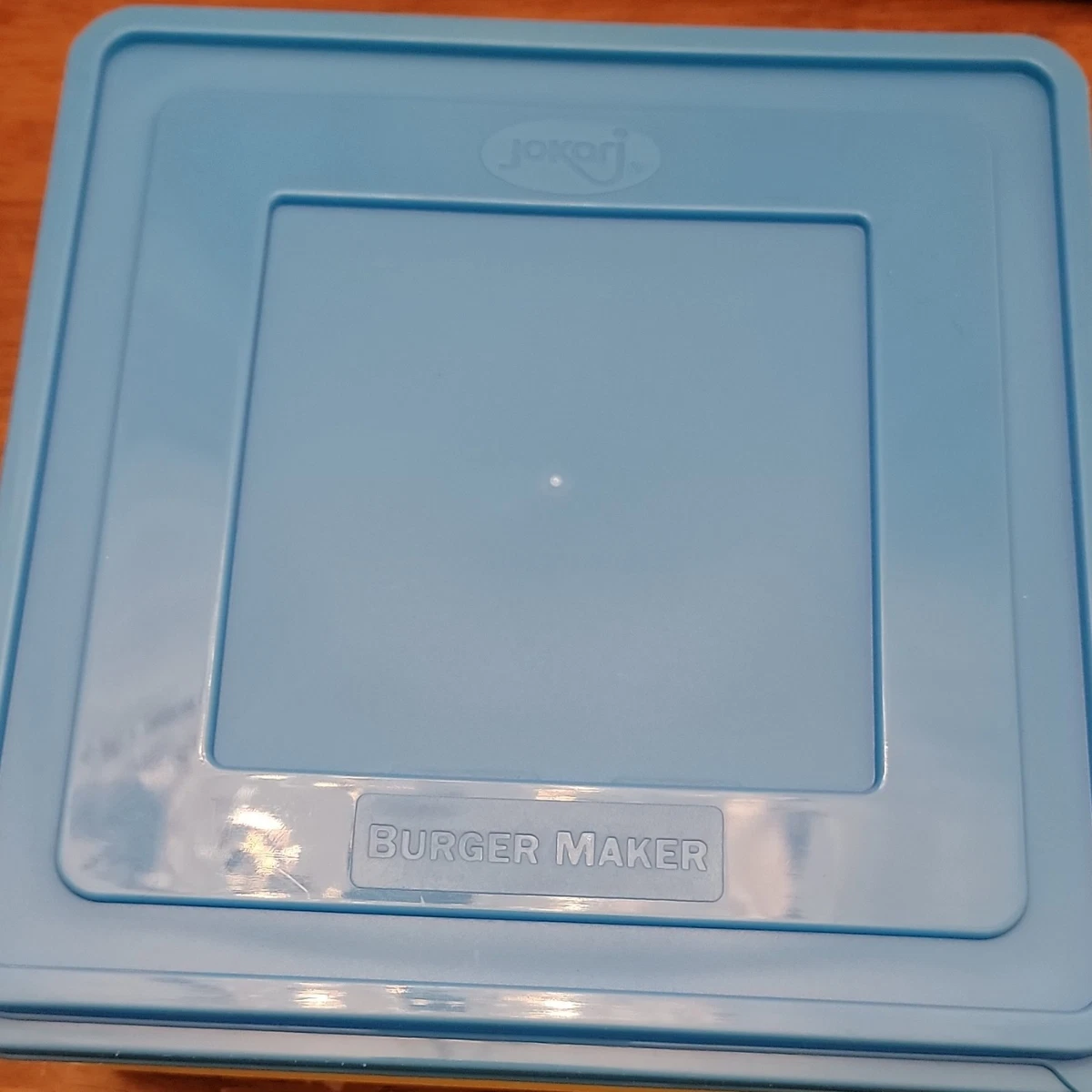Hamburguesa Jokari grande apilable apta para microondas/lavavajillas azul/blanco 330205