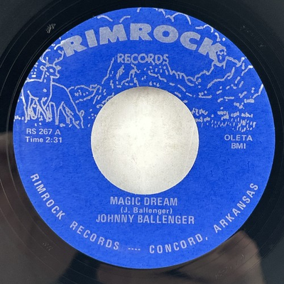 #ad #ad Garage Rare Arkansas 45 Johnny Ballenger Magic Dream Its Not The Real You $99.95