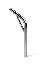​25.4MM 1" STEEL SEATPOST LAYBACK SUPPORT BMX CRUISER BICYCLE 7/8 SADDLE CHROME.