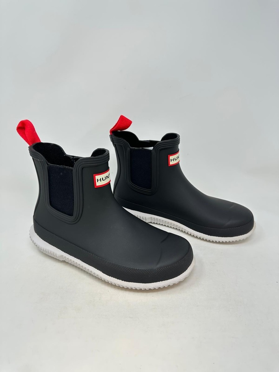 Hunter Women's Original Chelsea Calendar Sole Boots - Black/White