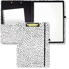 Stylish Clipboard Folio with Interior Storage Pocket