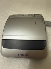 Polaroid ONE600 Instant Film Camera Silver Black Vintage