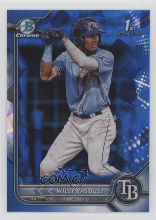 2022 Bowman Chrome Sapphire Edition Prospects Willy Vasquez #BCP-195 0cz0