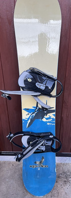 Vintage Kemper Snowboard with Lamar Bindings Fighter Jet Plane