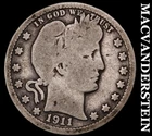 1911-D Barber Quarter- Semi Key Better Date No Reserve #i8021