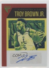 2019-20 Panini Chronicles Flux Auto Red Troy Brown Jr #FA-TBJ Auto ng3