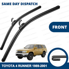Front Windscreen 17" 17" Flat Aero Wiper Blades Pair for Toyota 4 Runner 89-01