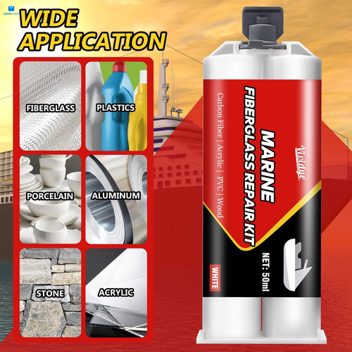 Marine Fiberglass Repair Kit, 100ml White Gel Coat Kit for  - Picture 4 of 7