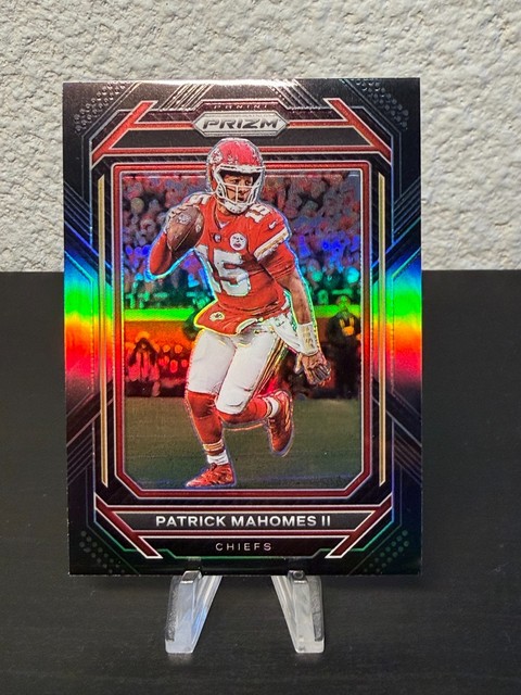 Patrick Mahomes II 2022 Panini Chronicles - Prizm Black #PB-3 Silver Chiefs