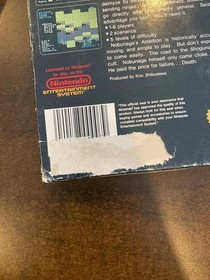 Nobunaga's Ambition Nintendo Nes CIB COMPLETE