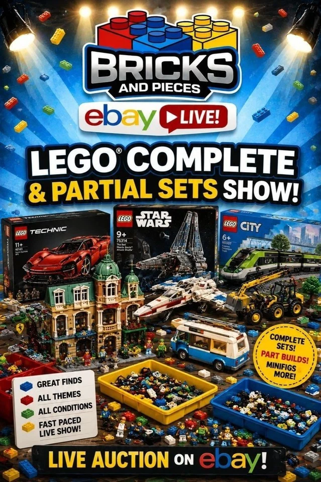 Lego New & Used! - Complete and Partial sets show! - Many different themes!