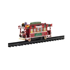 Lemax Caddington Village Jolly Trolley Sights & Sounds Multicolor Village Piece