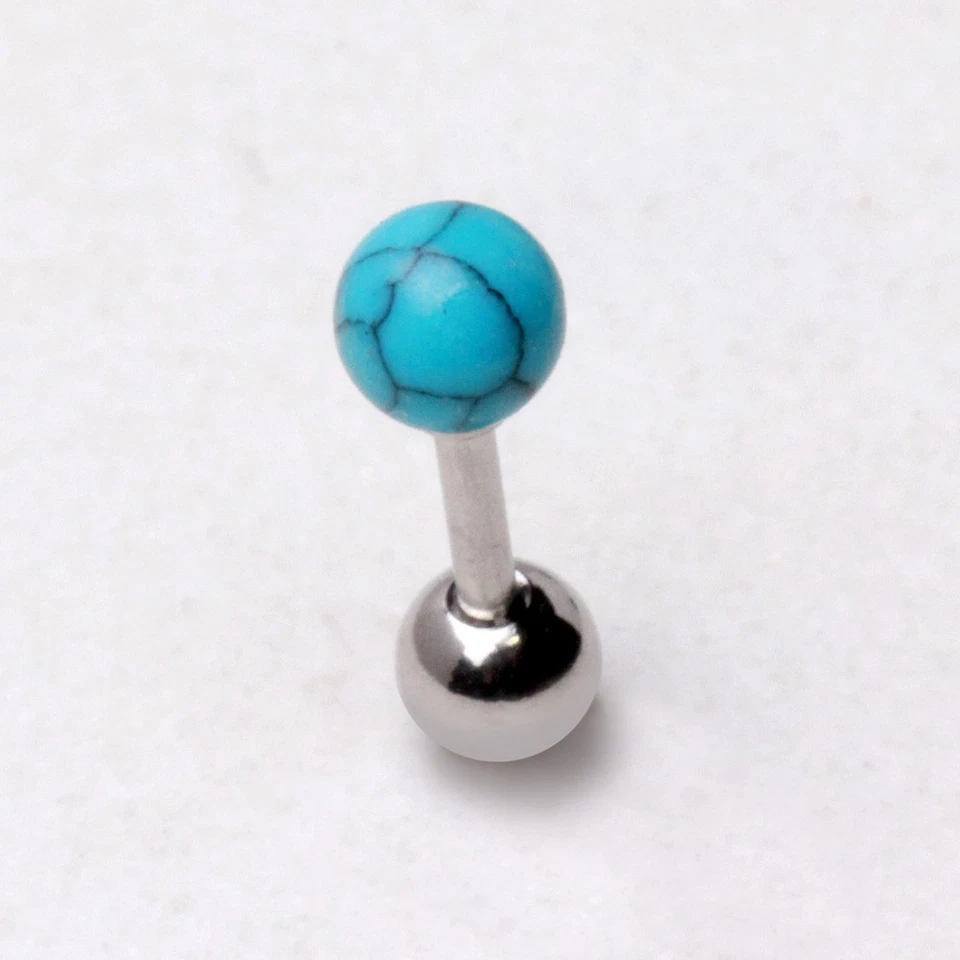 316L Stainless Steel Cartilage Earring with Synthetic Stone - Image 3 of 3