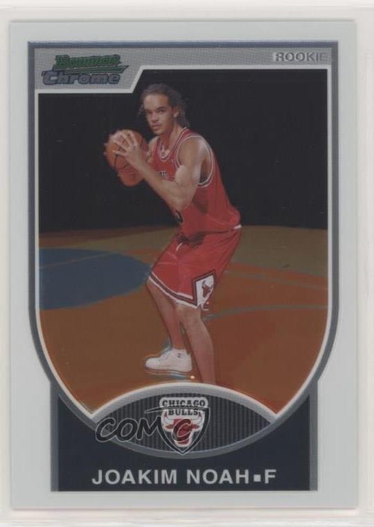 2007 Bowman Draft Picks & Stars Chrome Refractor /299 Joakim Noah Rookie RC 0m44