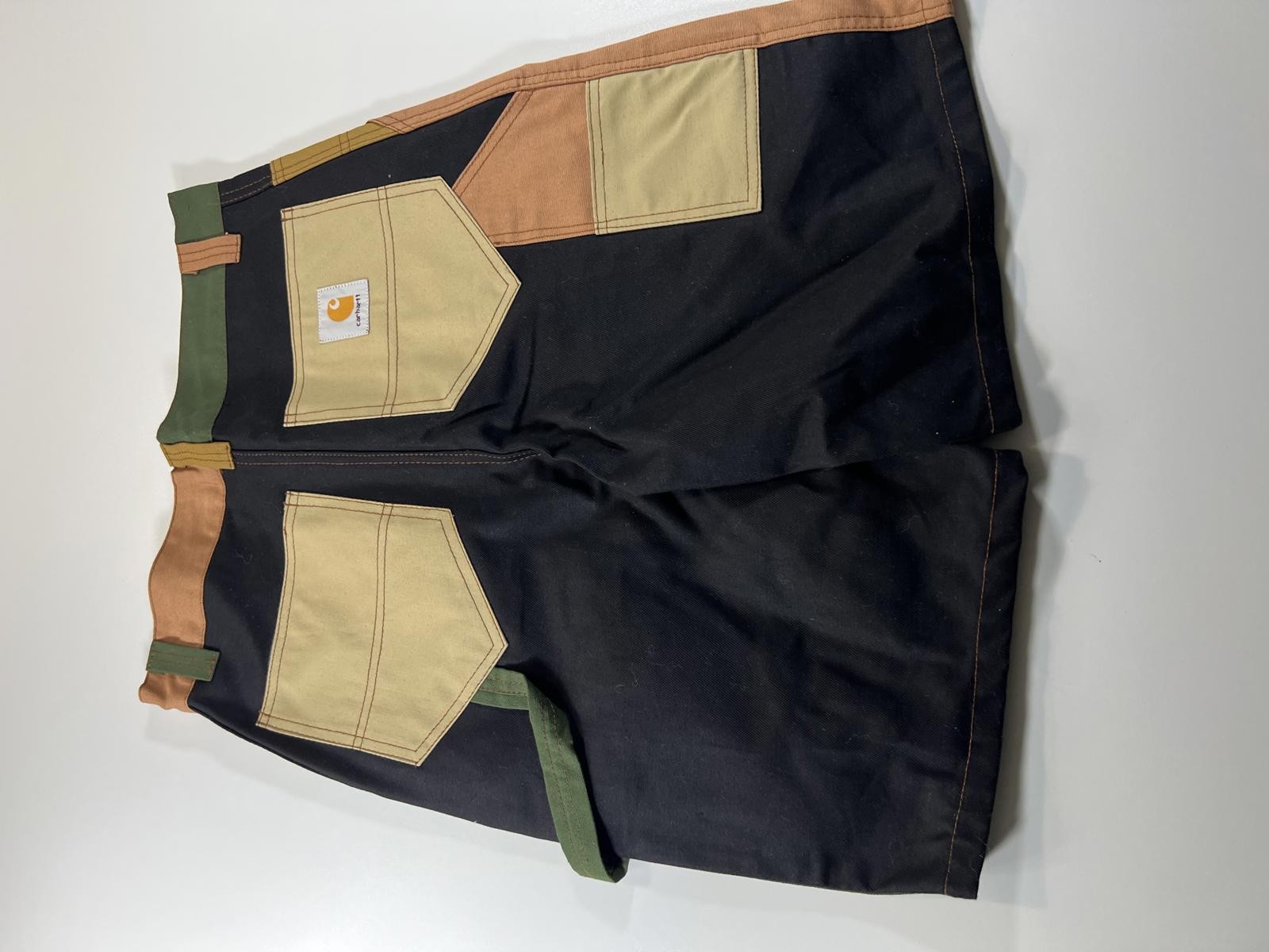 Carhartt custom patchwork Multi-Color Workwear Sh… - image 9