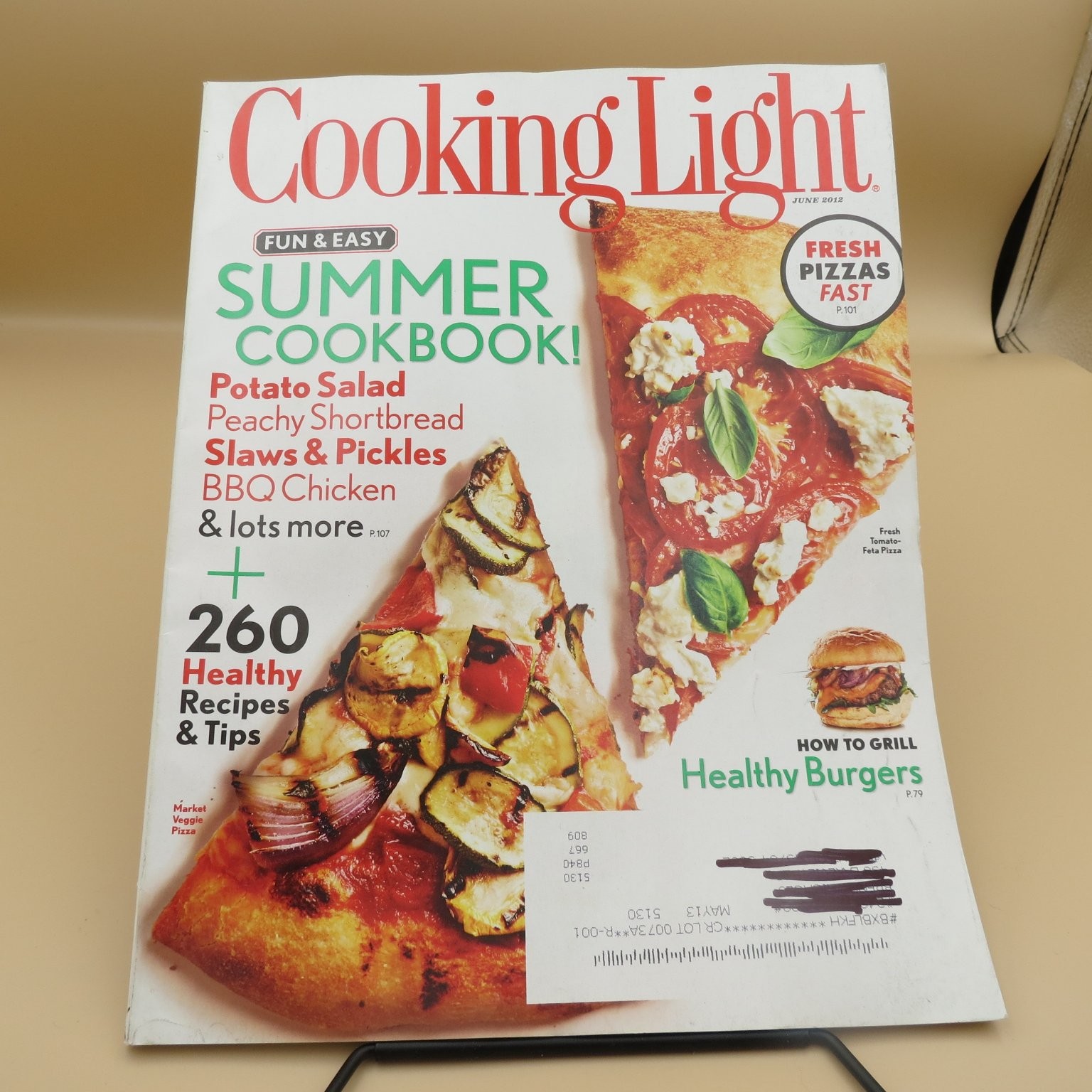Cooking Light Magazine June 2012 Vol 26 No 5 Summer Cookbook Recipes Meredith