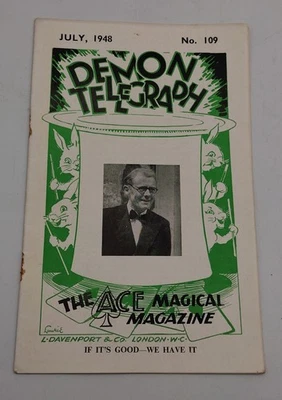 Vintage Magic / Magical Magazine The Demon Telegraph Dated July 1948 VGC - Image 1 of 3