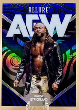 2026 Upper Deck Allure AEW Black & Blue Parallel  Swerve Strickland  #'d 07/35
