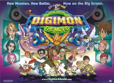 Digimon The Movie movie poster - 12 x 16 inches - Digimon poster