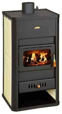 Wood Burning Stove With Back Boiler Fireplace Multi Fuel Prity S3W13 13 5  Kw. for sale online | eBay
