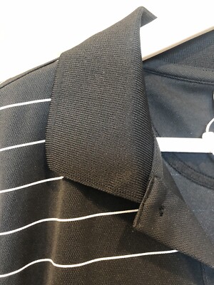 LACOSTE - Andy Roddick Men's Size 4 (M) Black Stripe Tennis Polo