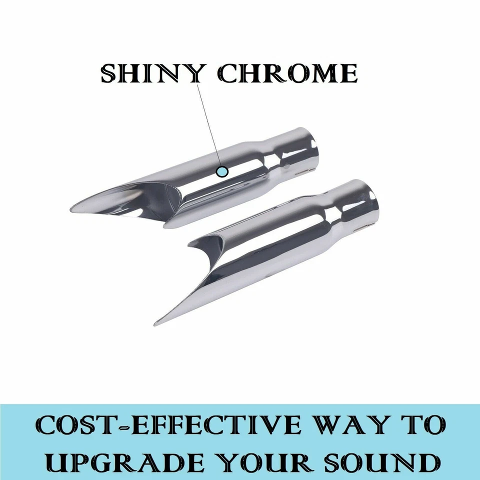 Shorty GP Slip On Exhaust 2004-2022 For Harley Sportster 883, 1200, Chrome - Изображение 2 из 4