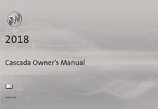 2018 Buick Cascada Owners Manual User Guide