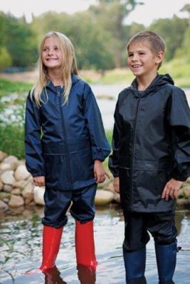 Regatta Stormbreak Kinder wasserdichter Regenanzug | Jacke & Hose