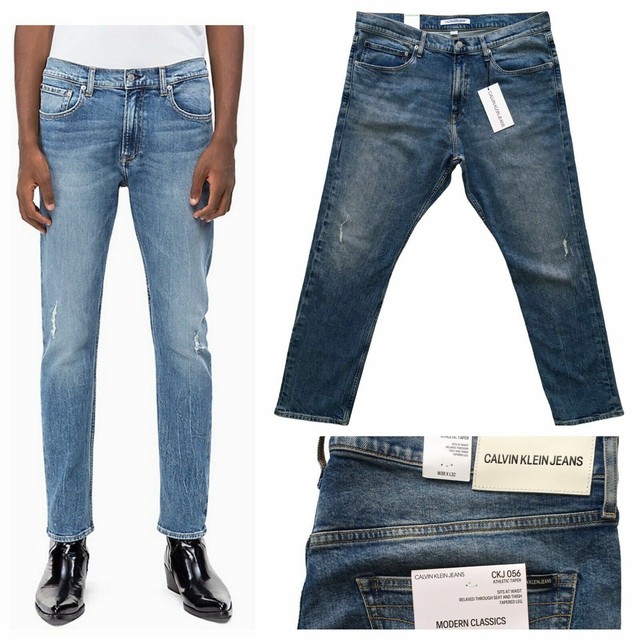 calvin klein athletic taper jeans