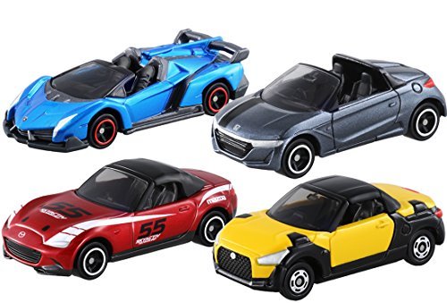 【新品】ノベルティミニカー4点セット Takara TOMY Tomica Gift Open Car Selection 4 Miniature Cars
