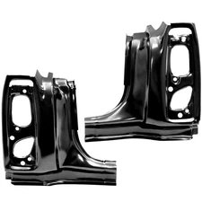 1966 1967 Chevy Nova Corner Tail Lamp Light Mount Panel Pair Right & Left New