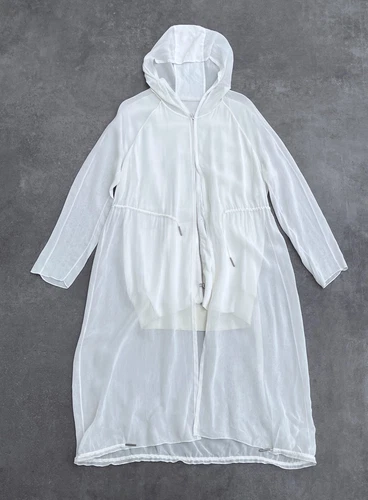 Stunning Women's ANNETTE GORTZ Layered Lagenlook Avant Garde Jacket Coat White M - product listing photo