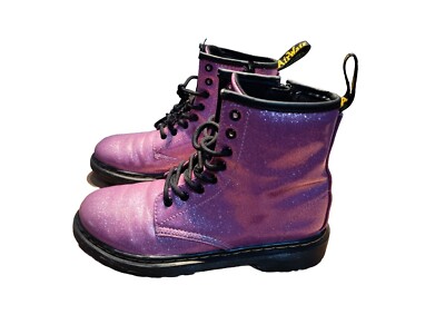 Pink Dr Martens 1460 Sparkle Purple Dr Martens 1460 Pink Rub Off