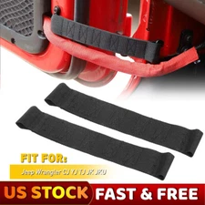 2 x Adjustable Door Limiting Check Straps fit for Jeep Wrangler CJ YJ TJ JK JKU