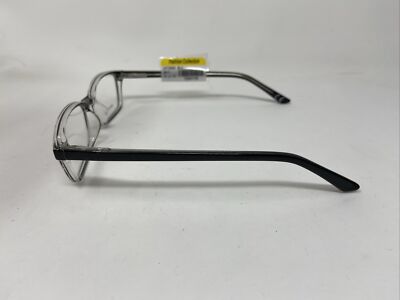 FGX EYEWEAR KP 3000 BLACK CRYSTAL 49/16/135 FLEX HINGE EYEGLASSES