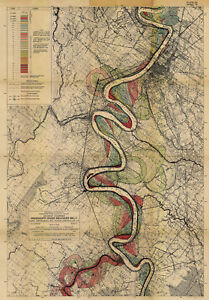 Lower Mississippi River Mileage Chart