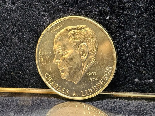 Charles Lindbergh Spirit of Saint Louis 1974 aluminio 5 gramos - Imagen 3 de 6