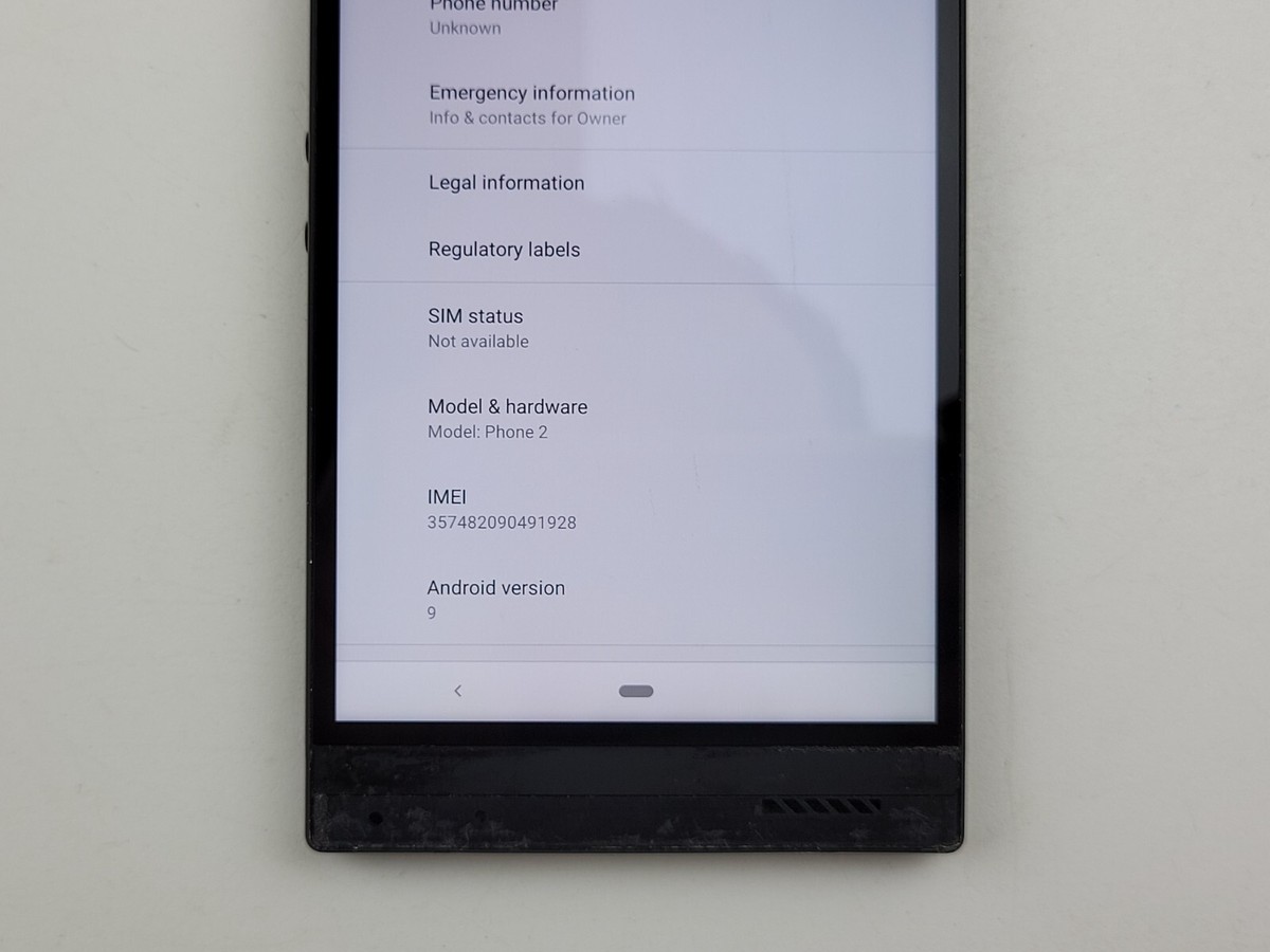 Razer　1/2 HUAWEI Razer Phone 2 (RZ35-0259) 64GB - Mirror Black (Unlocked