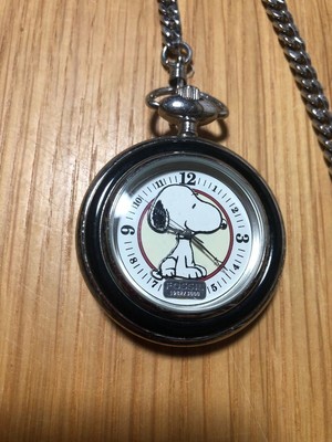 ブランドのギフト 3000点限定 スヌーピー fossil 懐中時計 リミテッド