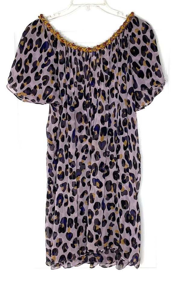 Diane Von Furstenberg DVF Seda Soliel Traje de Baño Vestido de Encubrimiento P SP De Colección Foto 2 de 4
