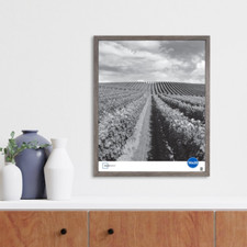 Linear Gallery Picture Artwork Poster Wall Frame Home Office Decor Gray 16"X20"