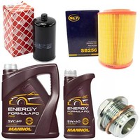 MotoröL Filter Set 5W-40 6 Liter + ÖLablassschraube FüR VW Transporter IV 2.4 D
