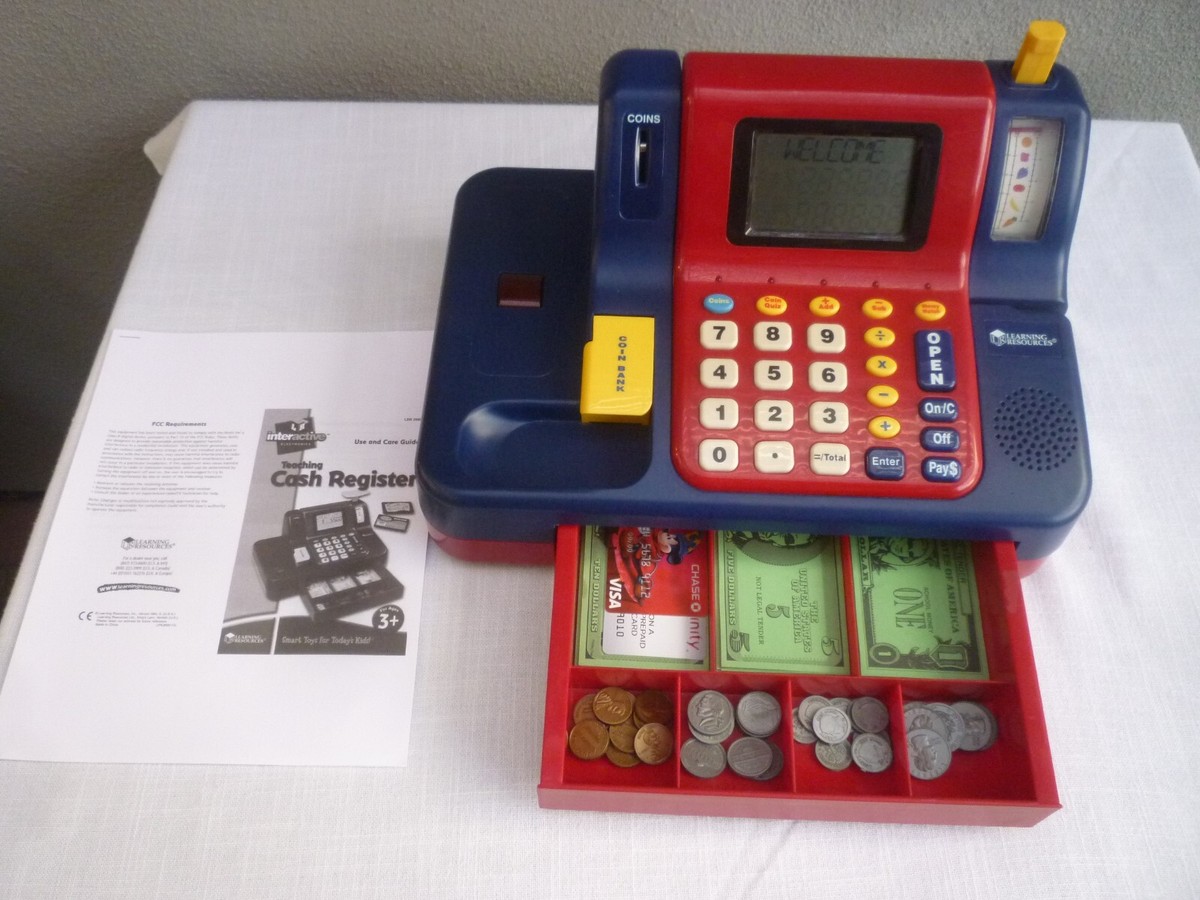 Learning Resources Pretend Play Teaching Cash Register LER 2690  Instructions