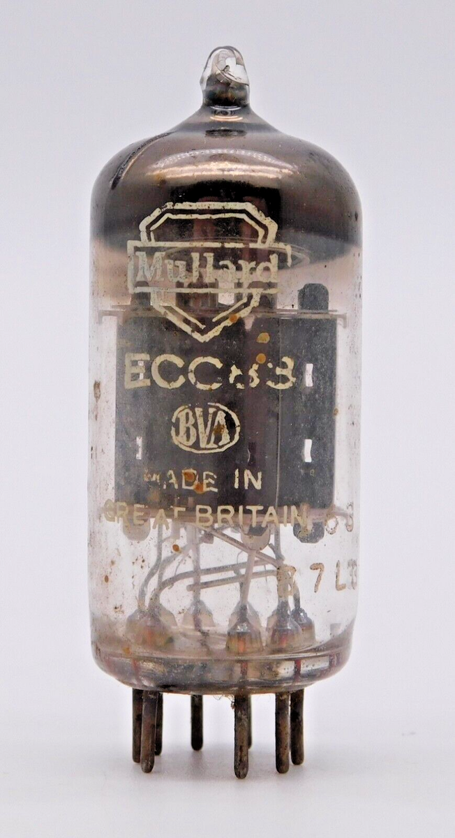 Mullard Reissue 12ax7 Long Plate Vacuum Tube Ship for sale online